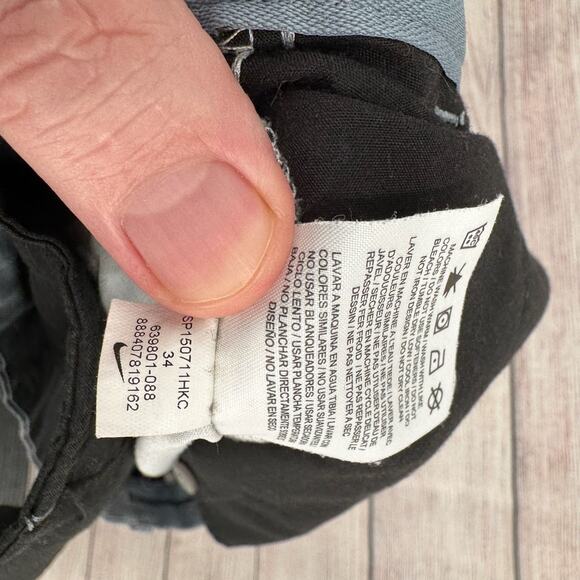 Nike Golf Tour Performance Golf Shorts Men's Size 34 Gray/White Dri Fit - Picture 8 of 10